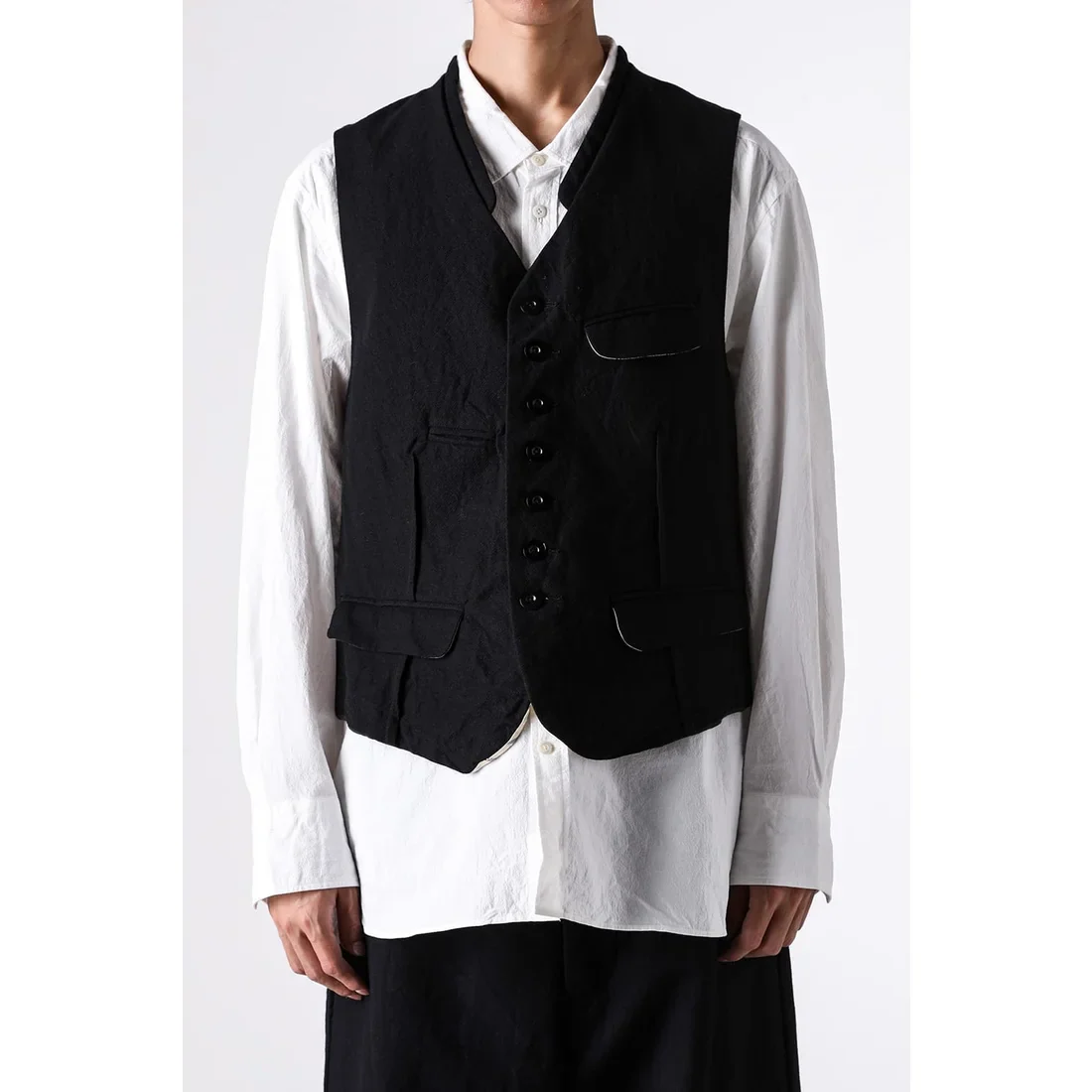 Midnight Square Shaped Loose Vest - Image 19