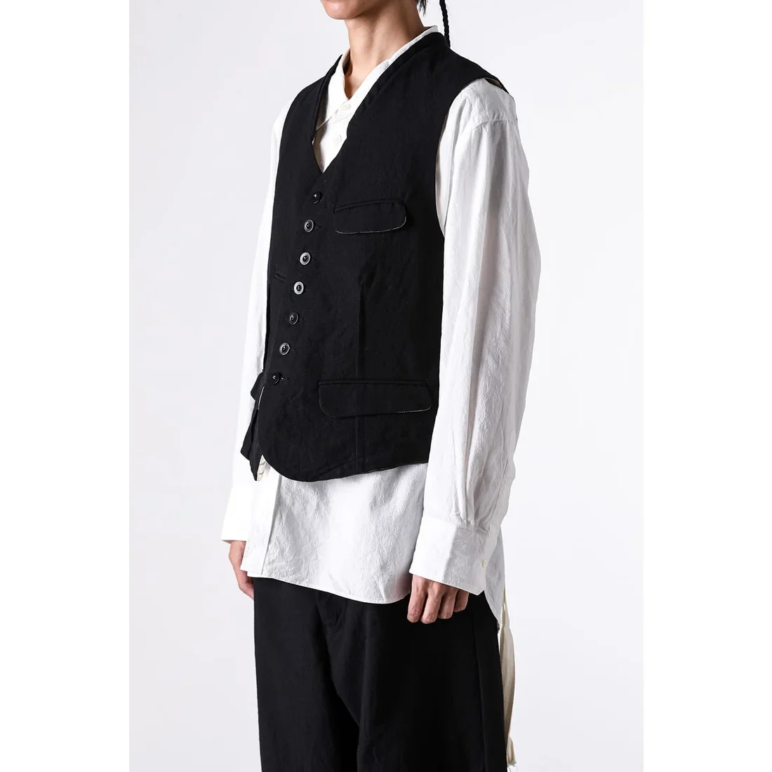 Midnight Square Shaped Loose Vest - Image 20