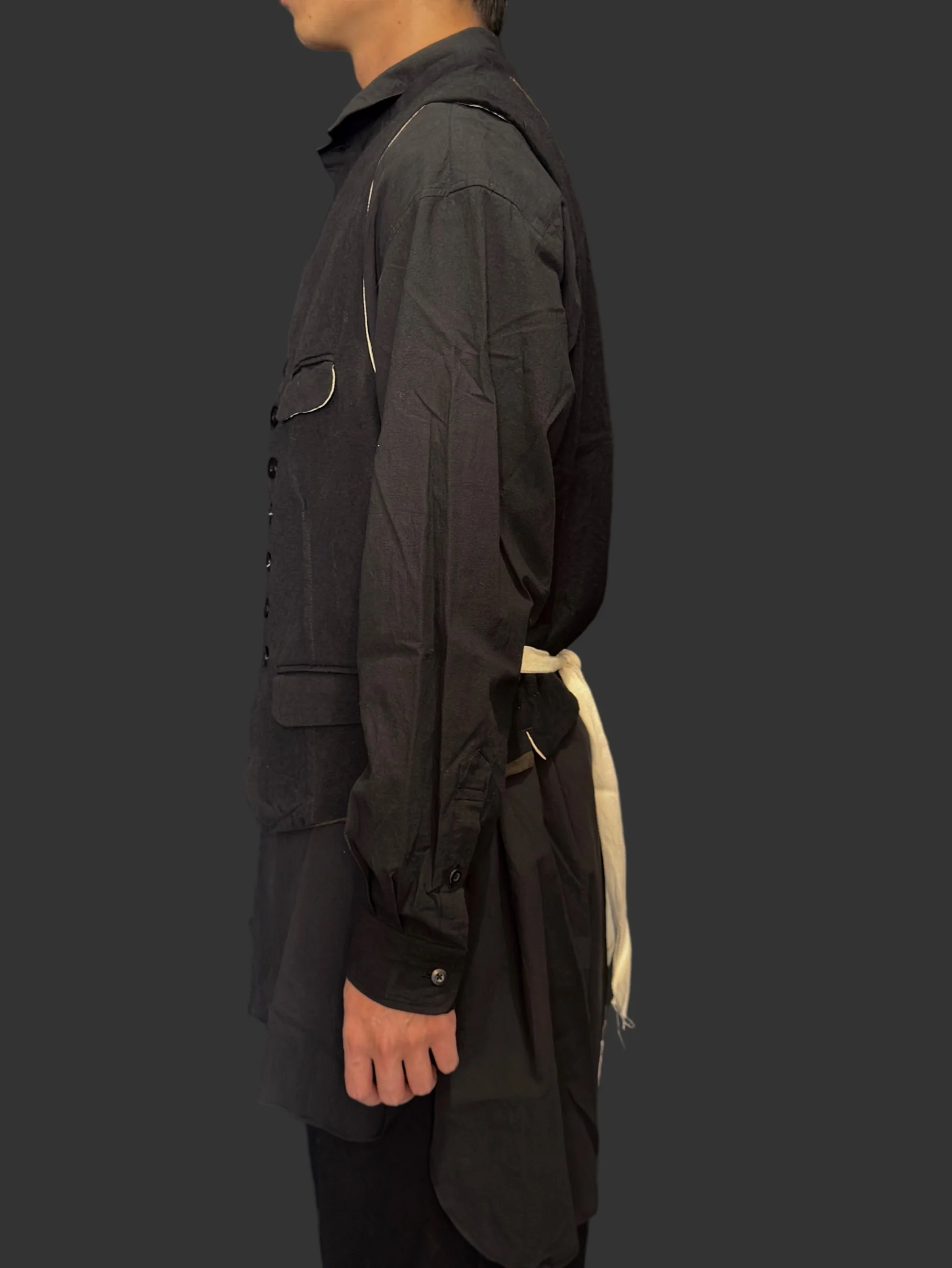 Midnight Square Shaped Loose Vest - Image 4
