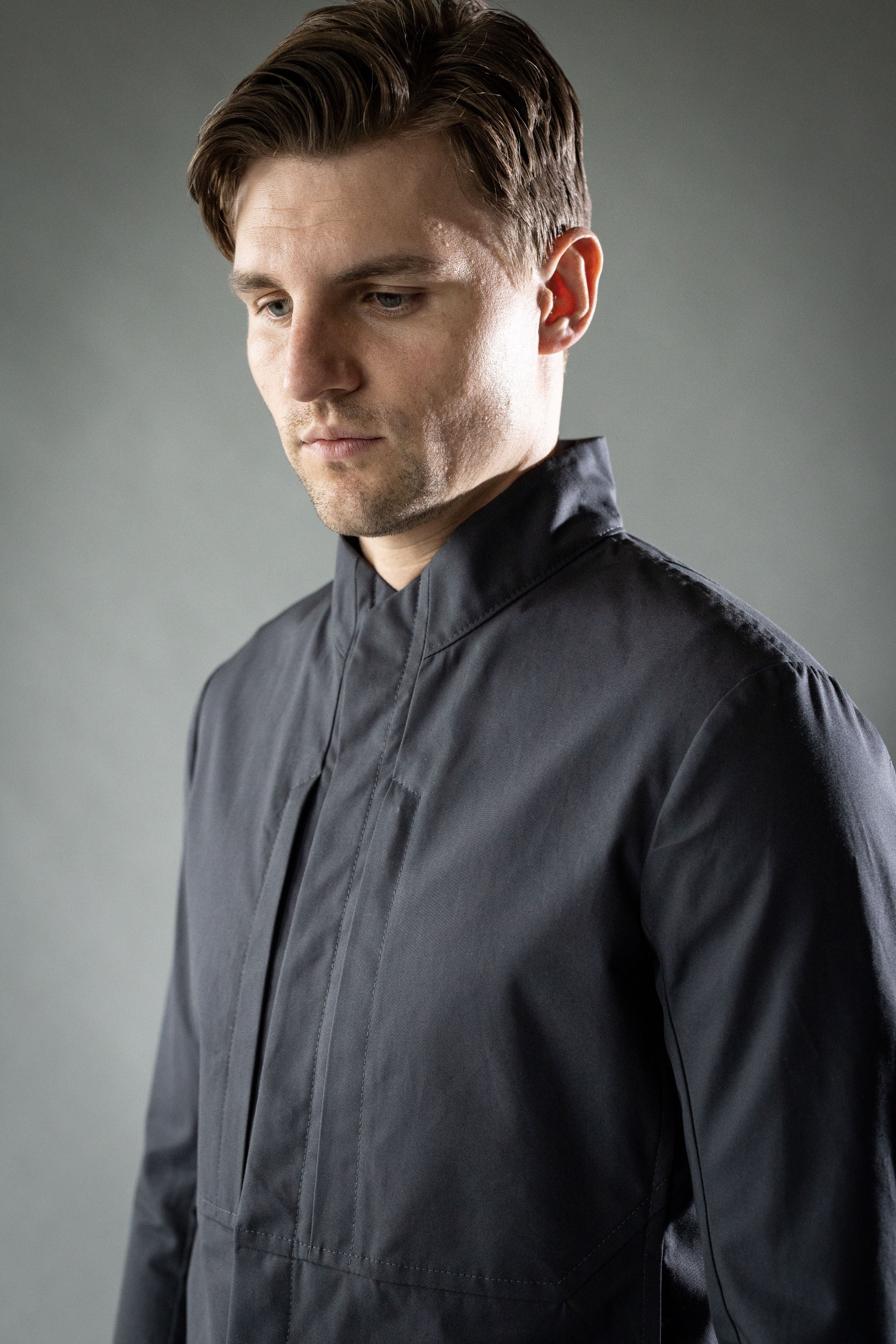 Night Sky Midnight Black COMPOUND OVERSHIRT - Image 6