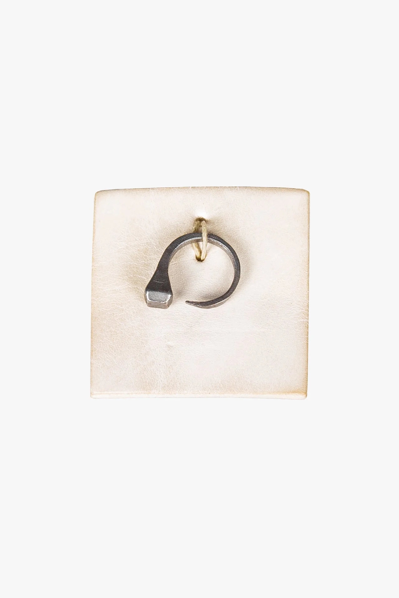 Oxidized Silver Horse Nail Ring by Carol Christian Poell - Image 7