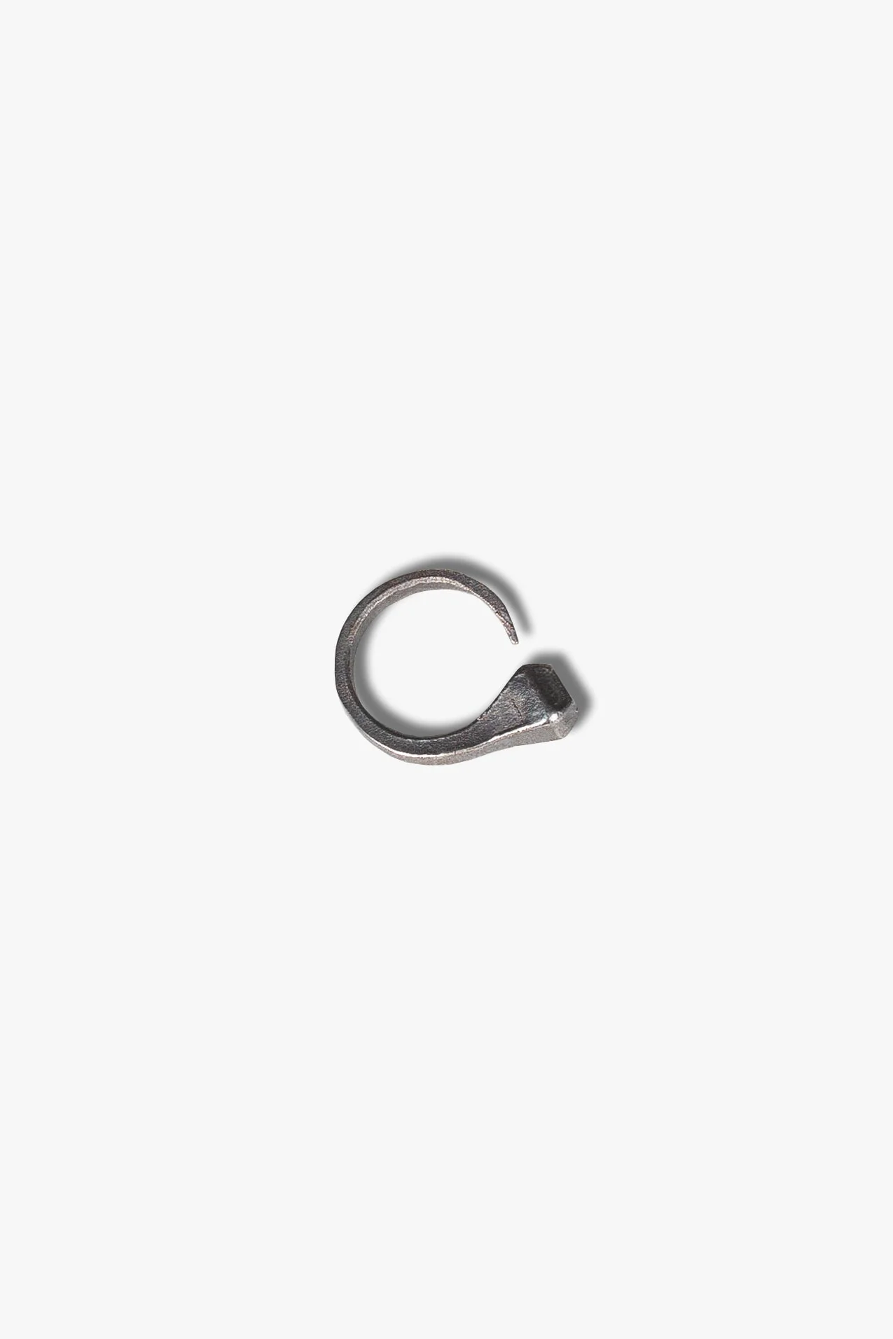 Oxidized Silver Horse Nail Ring by Carol Christian Poell - Image 9