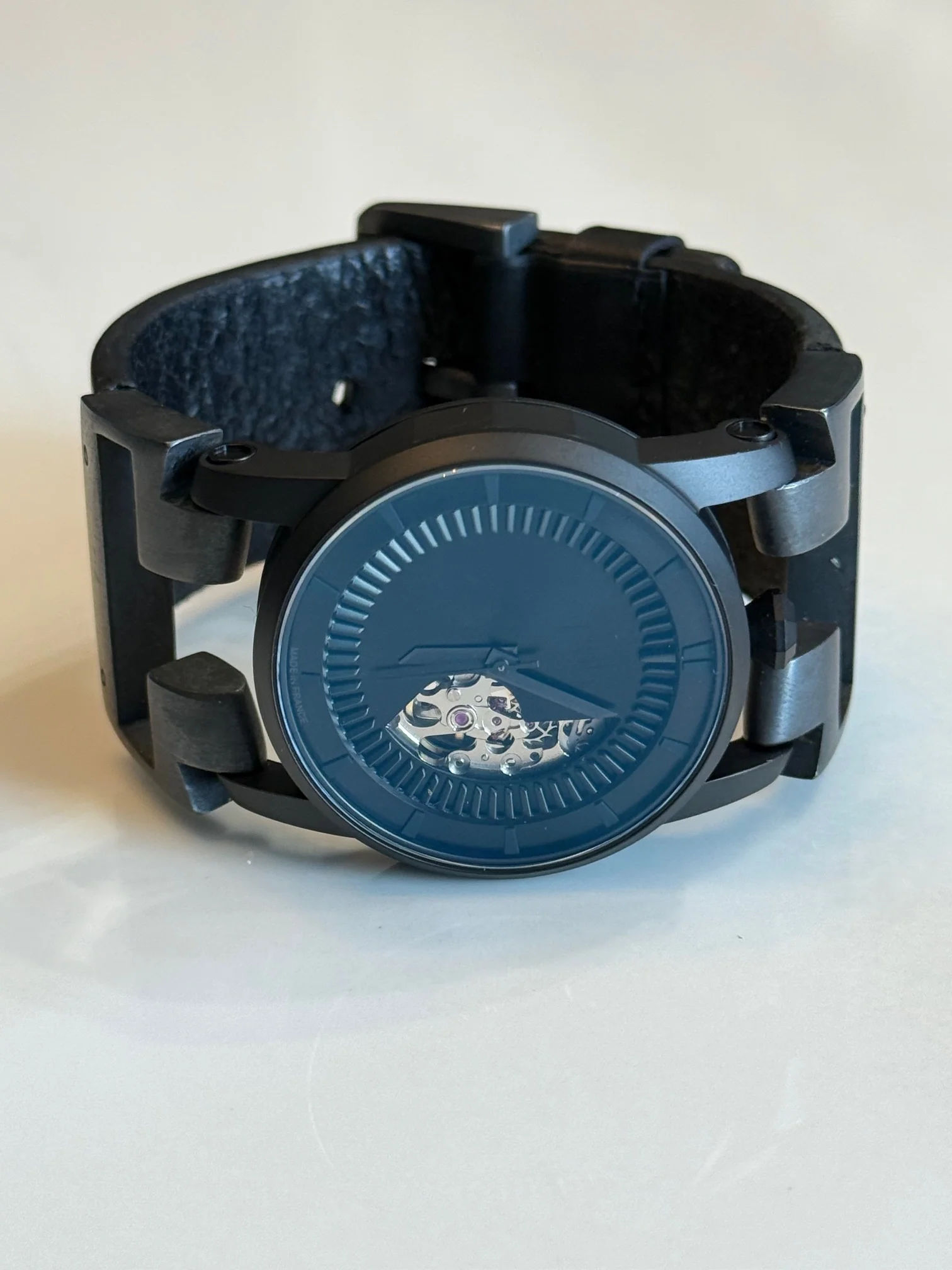 P4 X FOB PARIS Watch #8229 Hyperstrap-T Buckle Skeleton W050-031-0-KA-NG