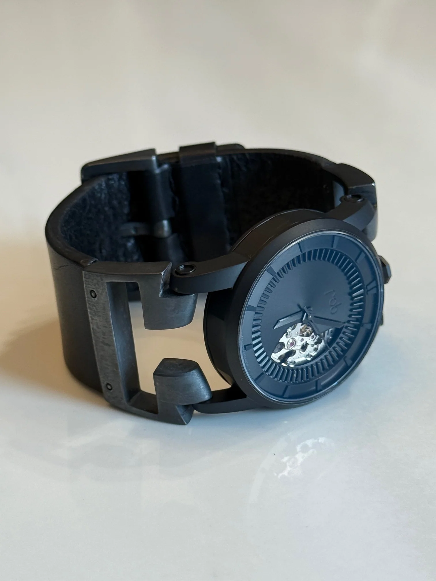 P4 X FOB PARIS Watch #8229 Hyperstrap-T Buckle Skeleton W050-031-0-KA-NG - Image 5