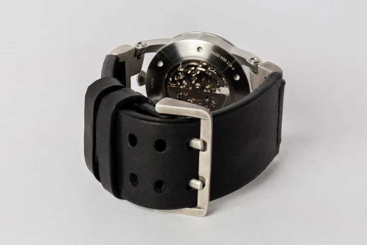 P4 X FOB Watch #5864 Straight Strap Buckle Silver Skeleton W130-012-0-PA-FLE - Image 10