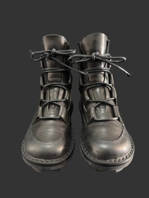 Proof Black Calf Leather Lace up Boots by TRIPPEN - Image 2