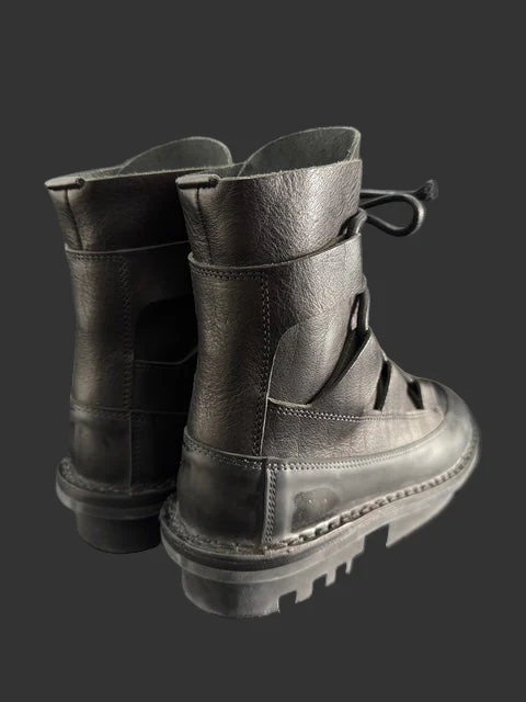 Proof Black Calf Leather Lace up Boots by TRIPPEN - Image 7