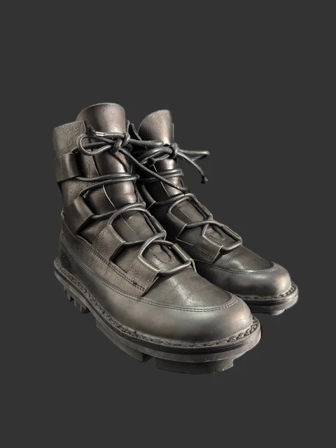 Proof Black Calf Leather Lace up Boots by TRIPPEN - Image 8