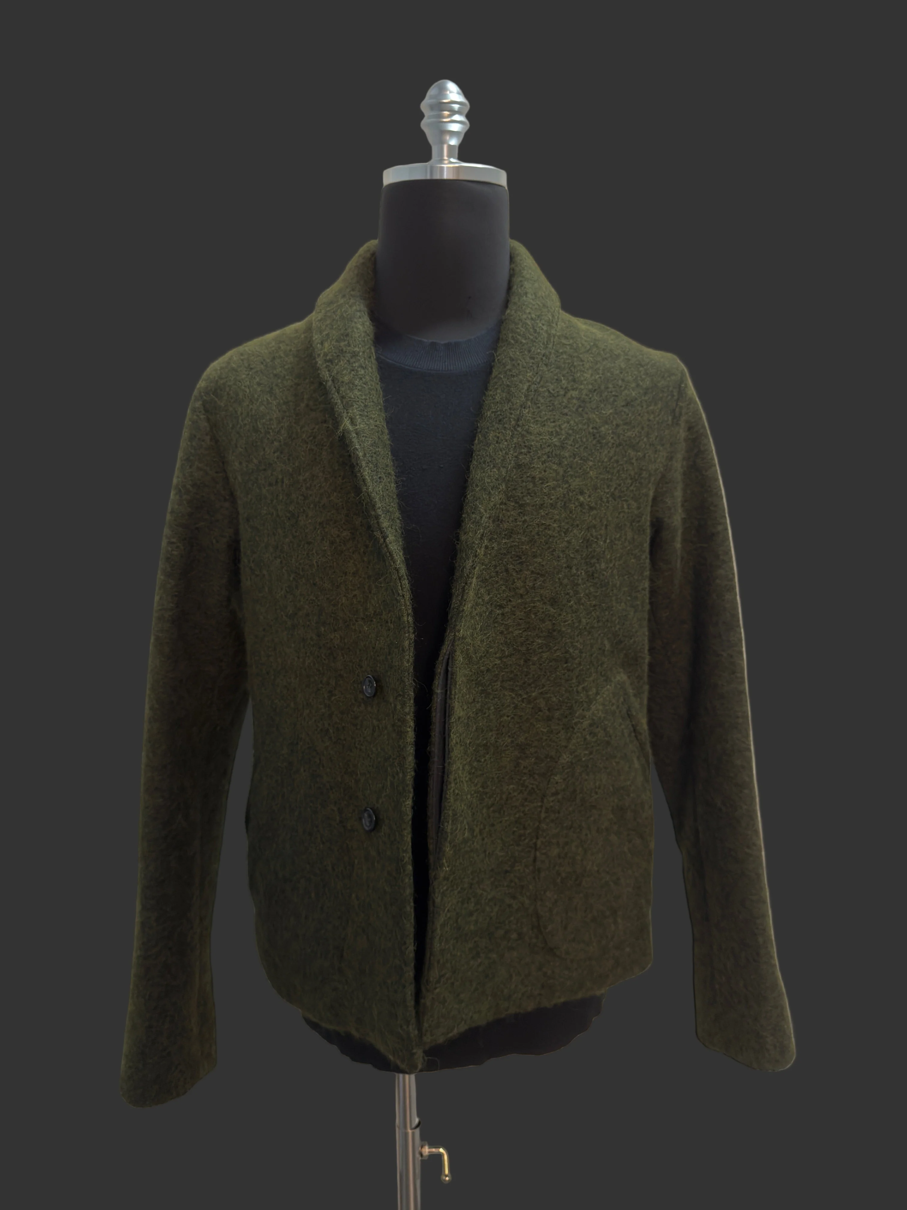 Radiant Green Crossover Cardigan Jacket - Image 6