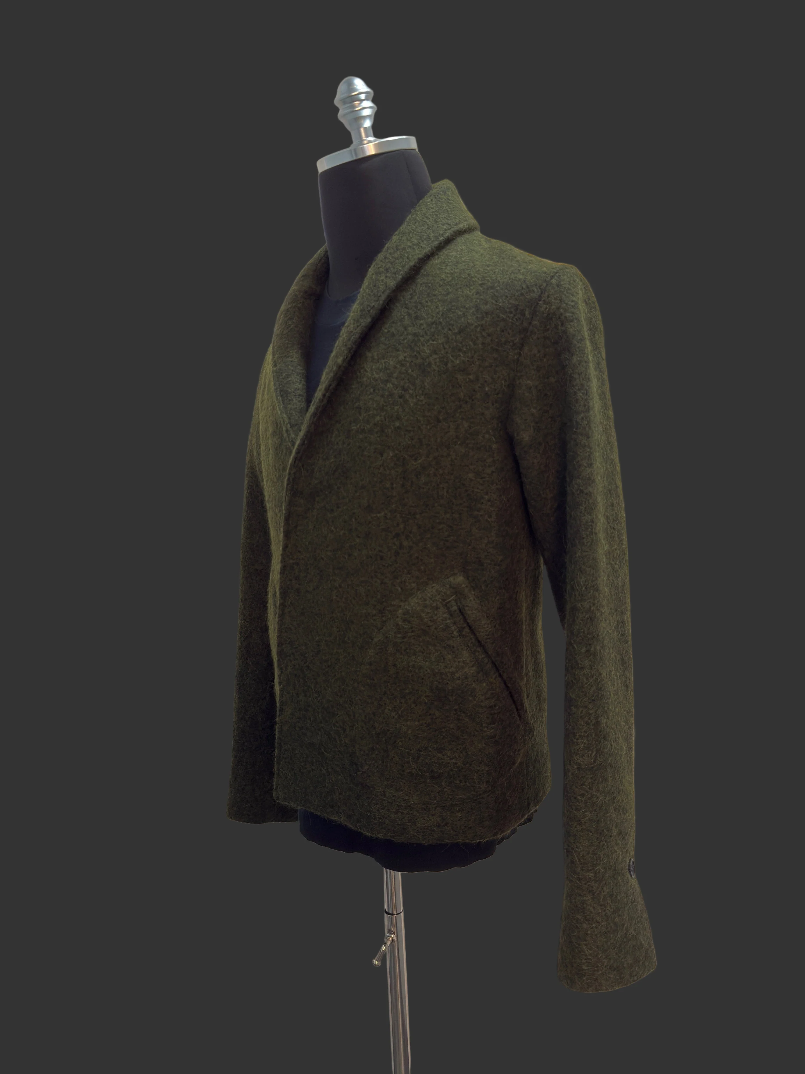 Radiant Green Crossover Cardigan Jacket - Image 7