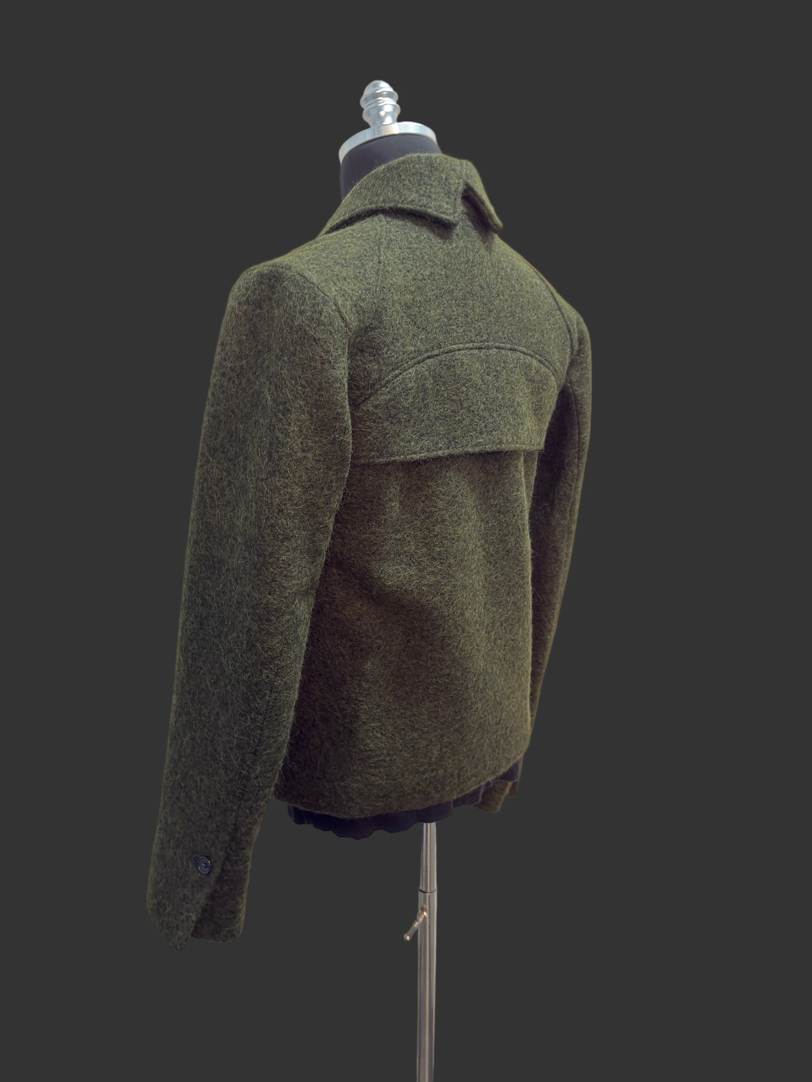 Radiant Green Crossover Cardigan Jacket - Image 9