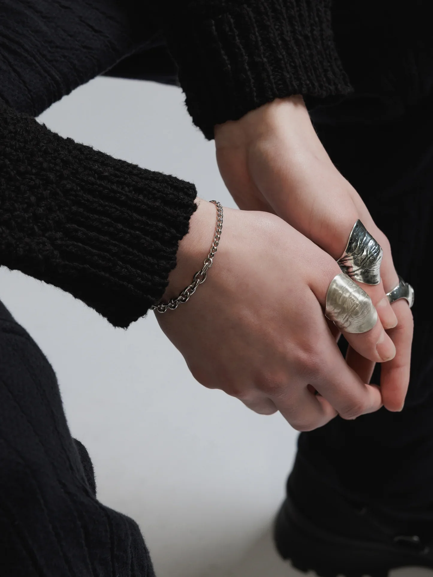 Sterling Silver TVA x Mars Edition Joint Necklace - Image 4