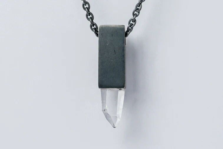 Talisman Cuboid Necklace Topaz Quartz Z-880-KA+TOP - Image 2