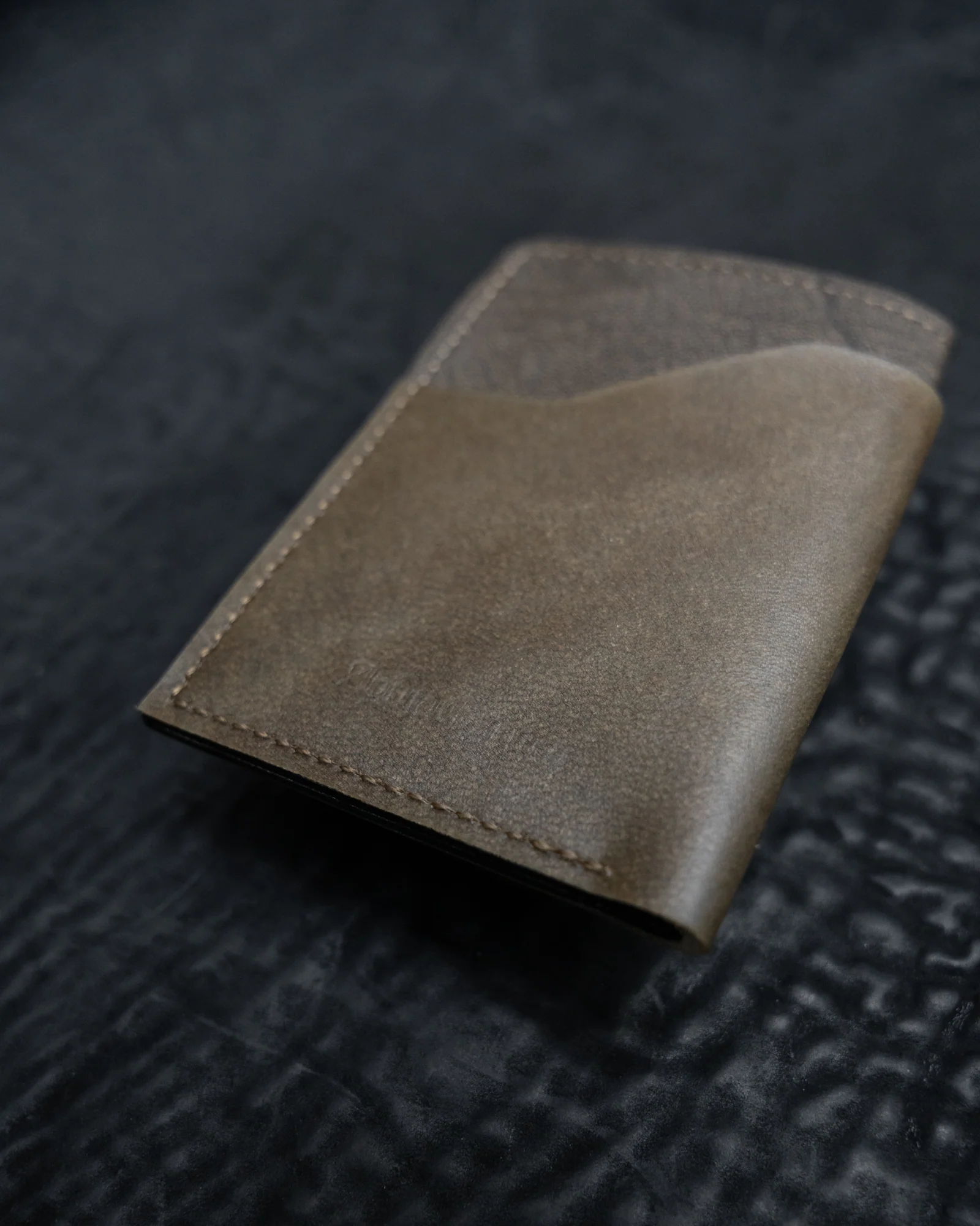 Translucent Horsehide + Goat Angulo Card Case - Image 3