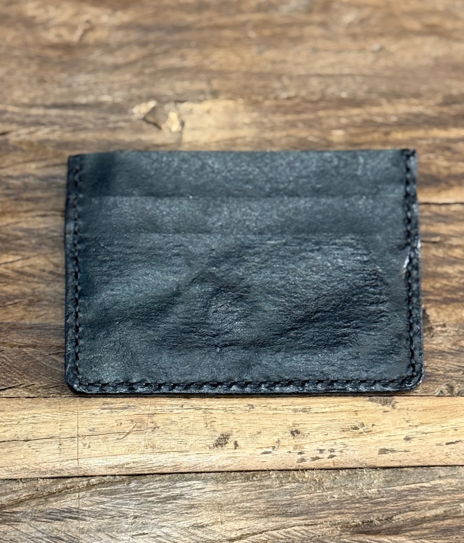 Translucent Leather Minimal Card Holder - Image 3
