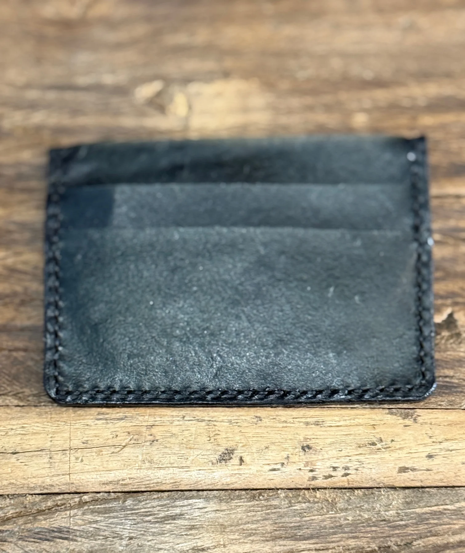 Translucent Leather Minimal Card Holder - Image 4