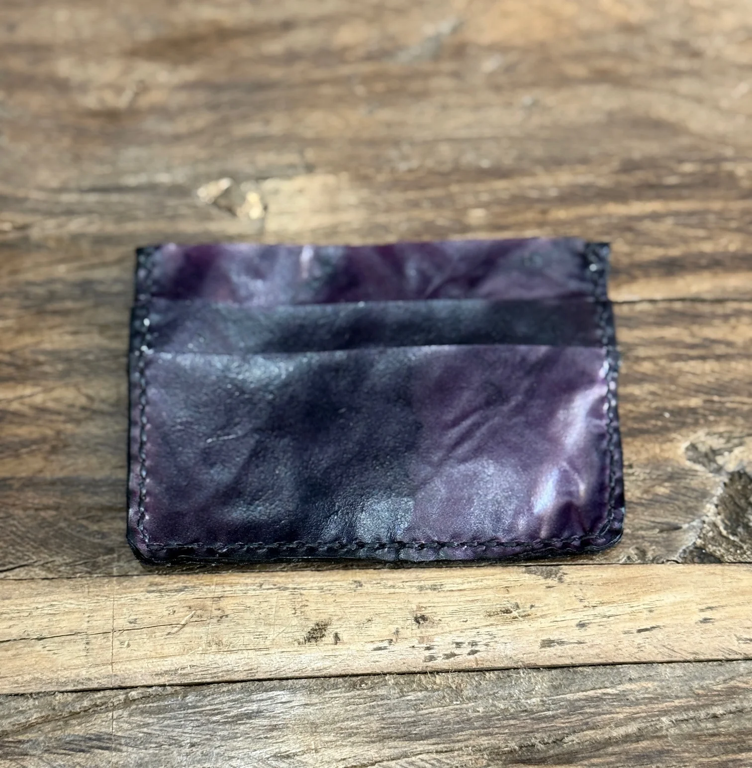 Translucent Leather Minimal Card Holder - Image 5